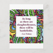 Tolstoy Quote Briefkaart (Voorkant)
