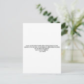 Tolstoy vegetarian quote briefkaart (Staand voorkant)