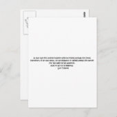 Tolstoy vegetarian quote briefkaart (Voorkant / Achterkant)