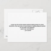 Tolstoy vegetarian quote briefkaart (Voorkant / Achterkant)