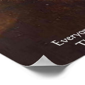 Tolstoy "Verander jezelf" Wijsheid Quote Poster (Hoek)