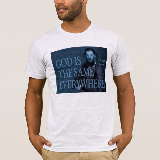 Tolstoy's God T-shirt (Voorkant)
