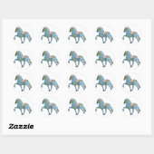 Tolt de Wereld Ronde Sticker (Vel)