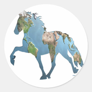 Tolt de Wereld Ronde Sticker