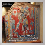 Toltec Empire Brilliant geschilderd W/Proverb-Post Poster (Voorkant)