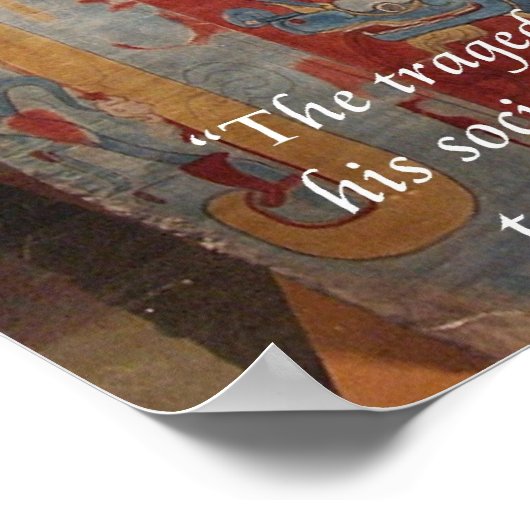 Toltec Empire Brilliant geschilderd W/Proverb-Post Poster (Hoek)