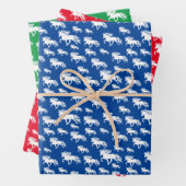 Tölter herde -Geschenkpapier 3 Farben Inpakpapier Vel (In situ)