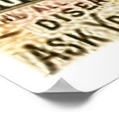 "Tolu Rock and Rye" Poster (Hoek)