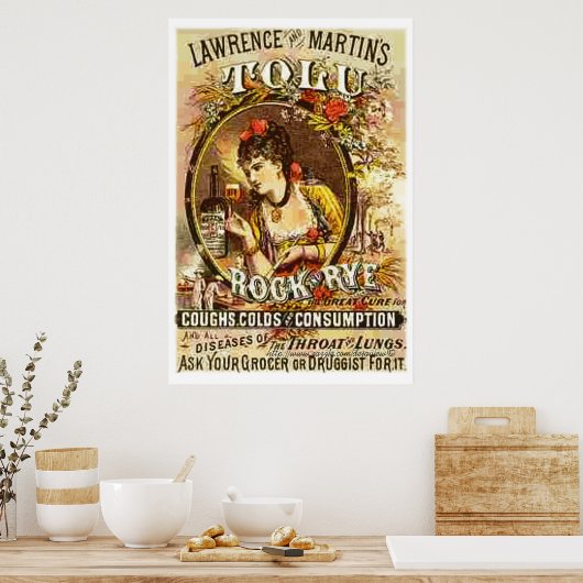 "Tolu Rock and Rye" Poster (Keuken)