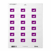 Tom Adresetiketten Etiket (Full Sheet)