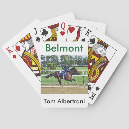 Tom Albertrani Morning Workouts in Belmont Speelkaarten (Achterkant)