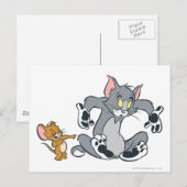 Tom and Jerry Black Paw Cat Briefkaart (Voorkant / Achterkant)