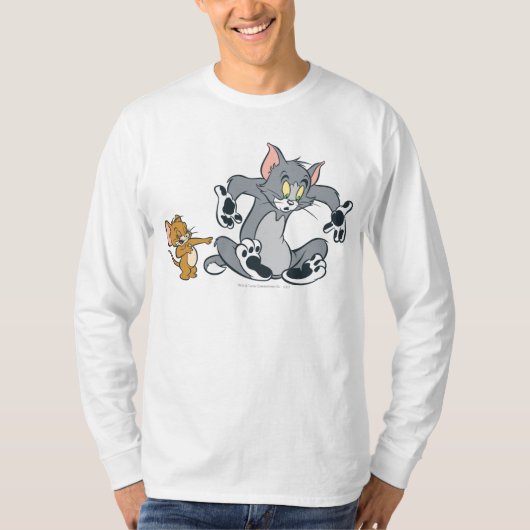 Tom and Jerry Black Paw Cat T-shirt (Voorkant)