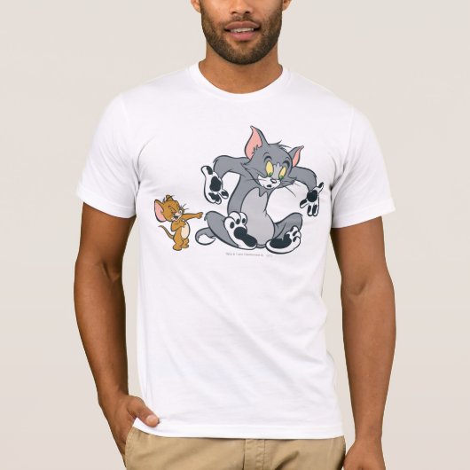 Tom and Jerry Black Paw Cat T-shirt (Voorkant)