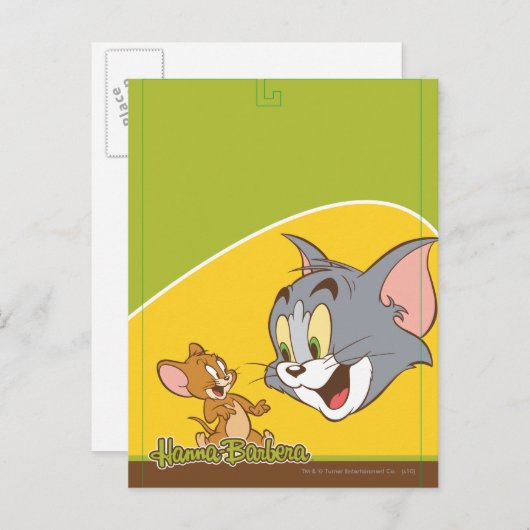 Tom And Jerry Briefkaart (Voorkant / Achterkant)