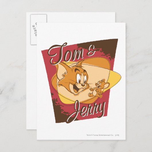 Tom and Jerry Logo 2 Briefkaart (Voorkant / Achterkant)