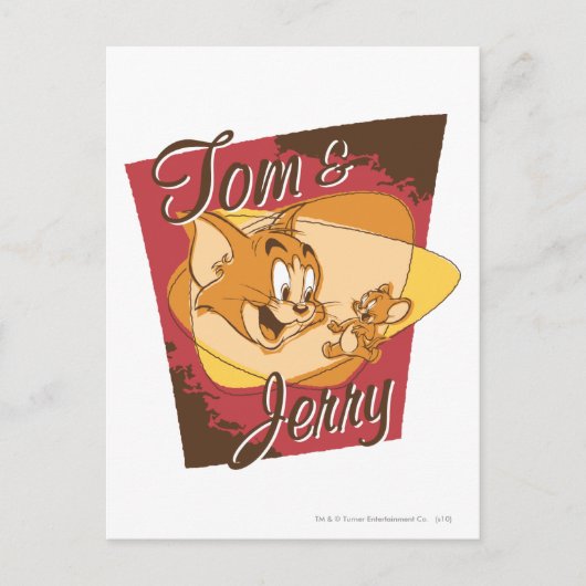 Tom and Jerry Logo 2 Briefkaart (Voorkant)