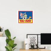 Tom and Jerry Logo Shaded Poster (Thuiskantoor)