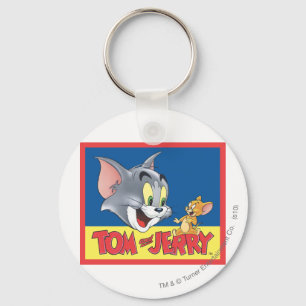 Tom and Jerry Logo Shaded Sleutelhanger