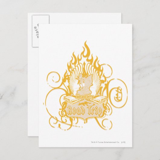 Tom and Jerry Road Trip Briefkaart (Voorkant / Achterkant)