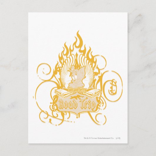 Tom and Jerry Road Trip Briefkaart (Voorkant)