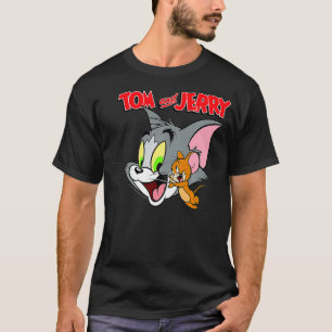 Tom And Jerry Simple Portrait Logo Premium T-shirt