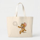 Tom and Jerry Soccer (voetballer) 1 Grote Tote Bag (Voorkant)