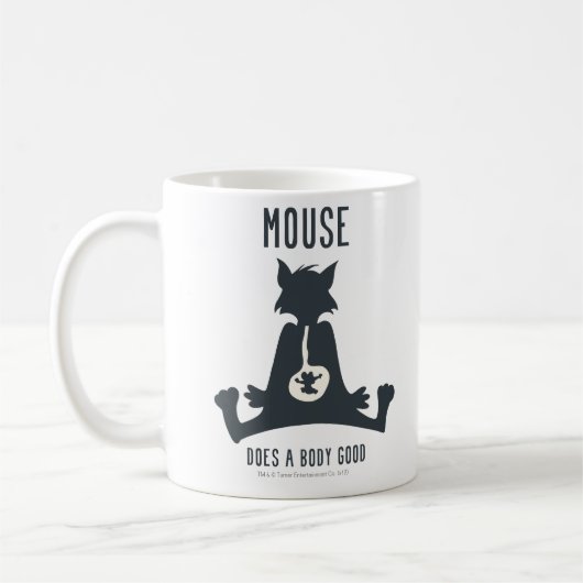 Tom Ate Jerry Silhouette Koffiemok (Links)