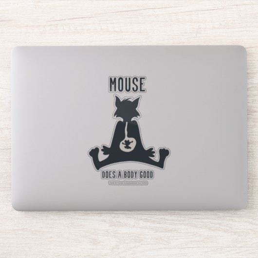Tom Ate Jerry Silhouette Sticker (Computer)
