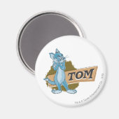 Tom Attitude Logo Magneet (Voorkant / Achterkant)