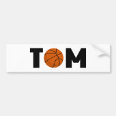 Tom Basketball Bumpersticker (Voorkant)