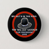 Tom Billy Jack Laughlin 2008 Button (Voorkant)