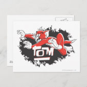 Tom Black en Red Logo Briefkaart (Voorkant / Achterkant)