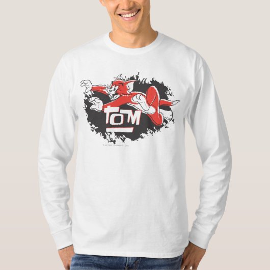 Tom Black en Red Logo T-shirt (Voorkant)