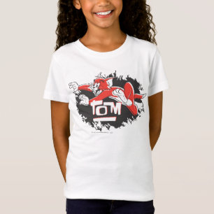 Tom Black en Red Logo T-shirt