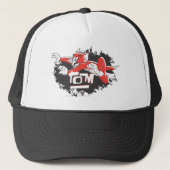 Tom Black en Red Logo Trucker Pet (Voorkant)