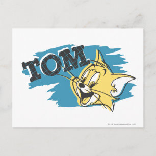 Tom Blue en Yellow Logo Briefkaart