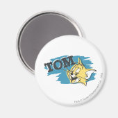 Tom Blue en Yellow Logo Magneet (Voorkant / Achterkant)