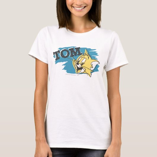 Tom Blue en Yellow Logo T-shirt (Voorkant)