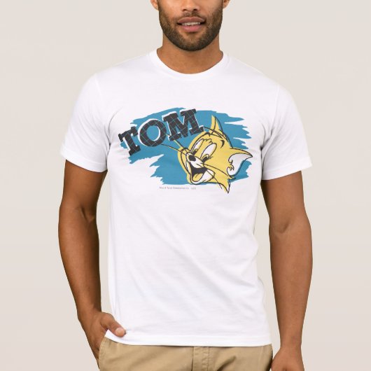 Tom Blue en Yellow Logo T-shirt (Voorkant)