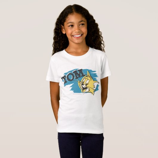 Tom Blue en Yellow Logo T-shirt (Voorkant volledig)