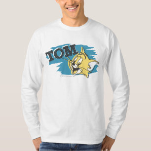 Tom Blue en Yellow Logo T-shirt
