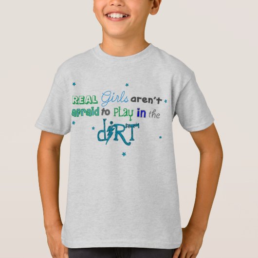 Tom Boy shirt voor meisjes (Voorkant)