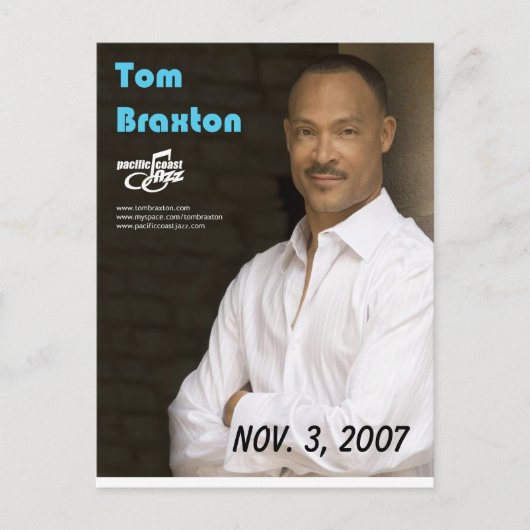Tom Braxton Briefkaart (Voorkant)