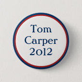  Tom Carper Button (Voorkant)