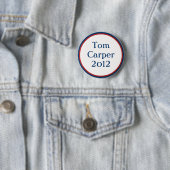 Tom Carper Button (In situ)
