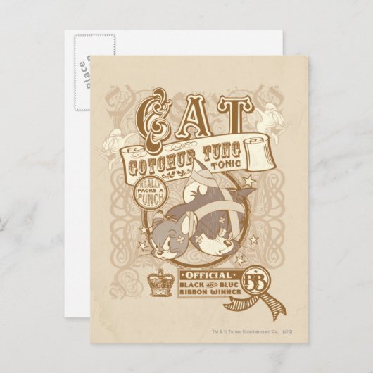 Tom Cat Gotchur Tung Tonic Briefkaart (Voorkant / Achterkant)