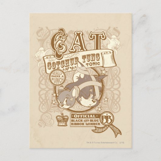 Tom Cat Gotchur Tung Tonic Briefkaart (Voorkant)
