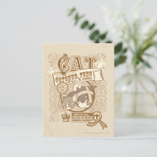 Tom Cat Gotchur Tung Tonic Briefkaart (Staand voorkant)