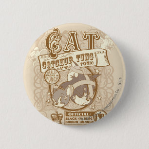 Tom Cat Gotchur Tung Tonic Ronde Button 5,7 Cm